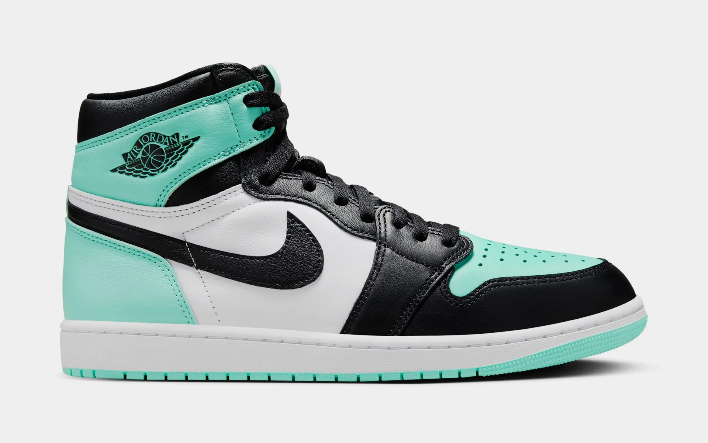 Air Jordan 1 Retro High OG Green Glow Mens Lifestyle Shoes (White/Black/Green Glow)