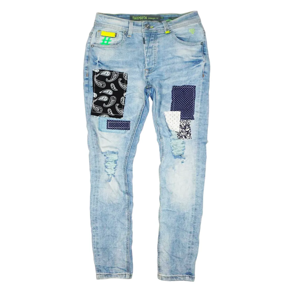 Levels Patch Denim ( Lt.Blue) / C8