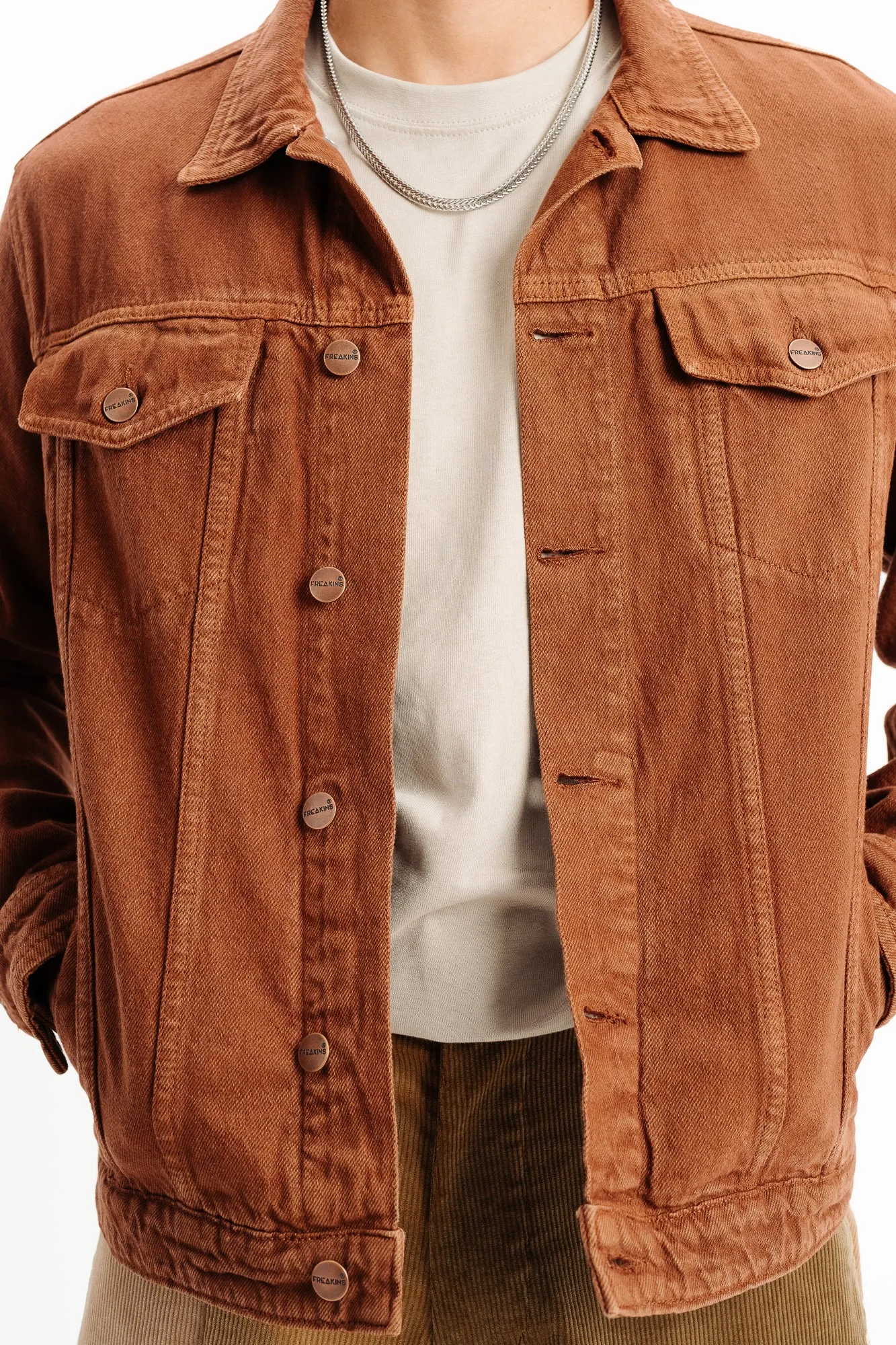 Brown Classic Men's Trucker Jacket