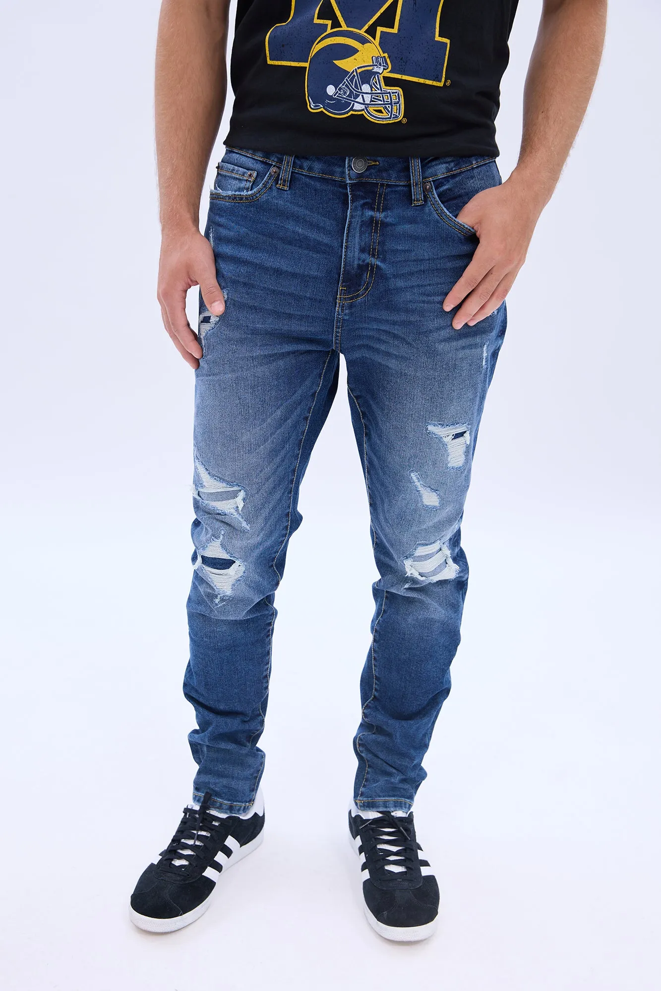 Chase Skinny Rip & Repair Jean