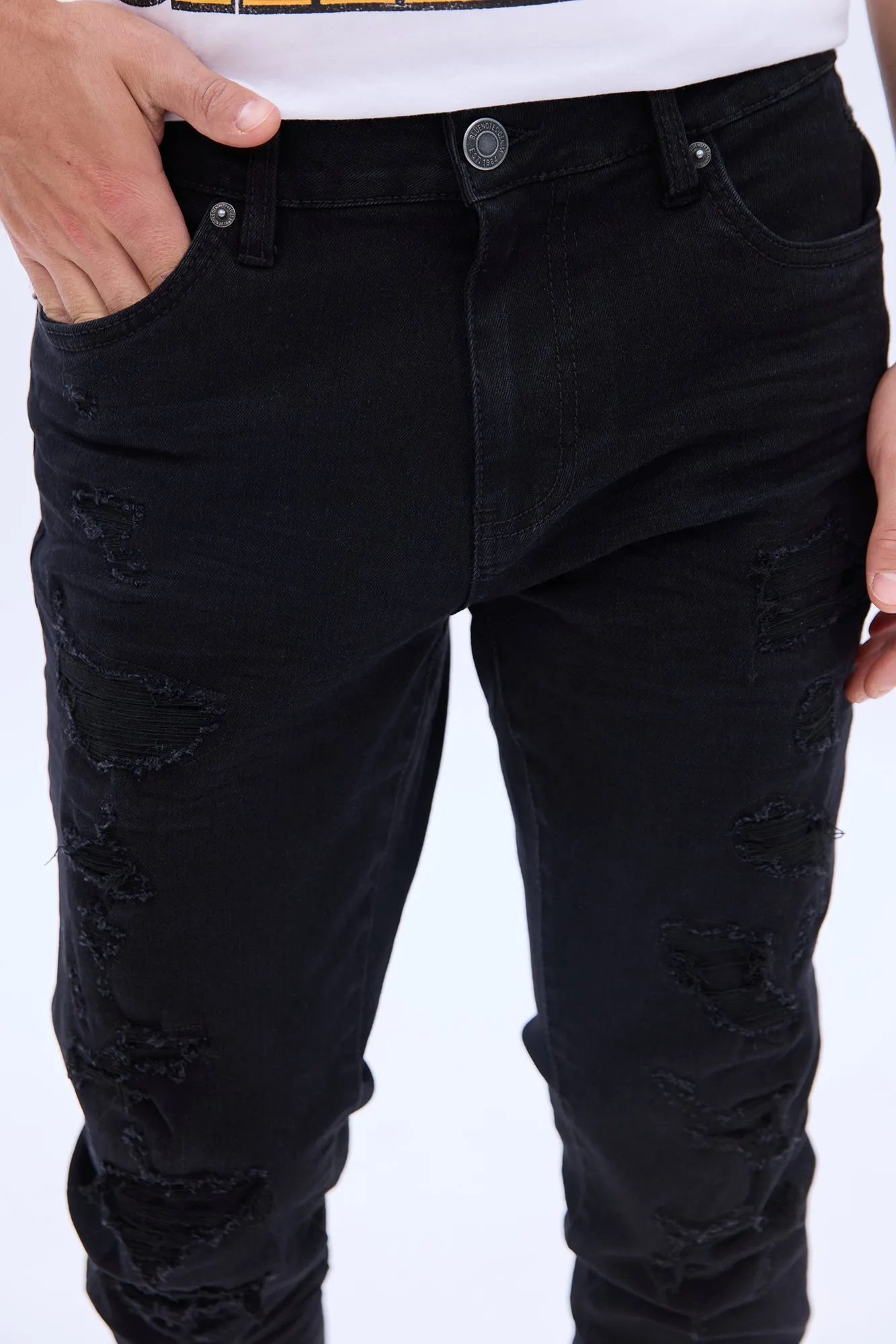 Chase Skinny Rip & Repair Jean