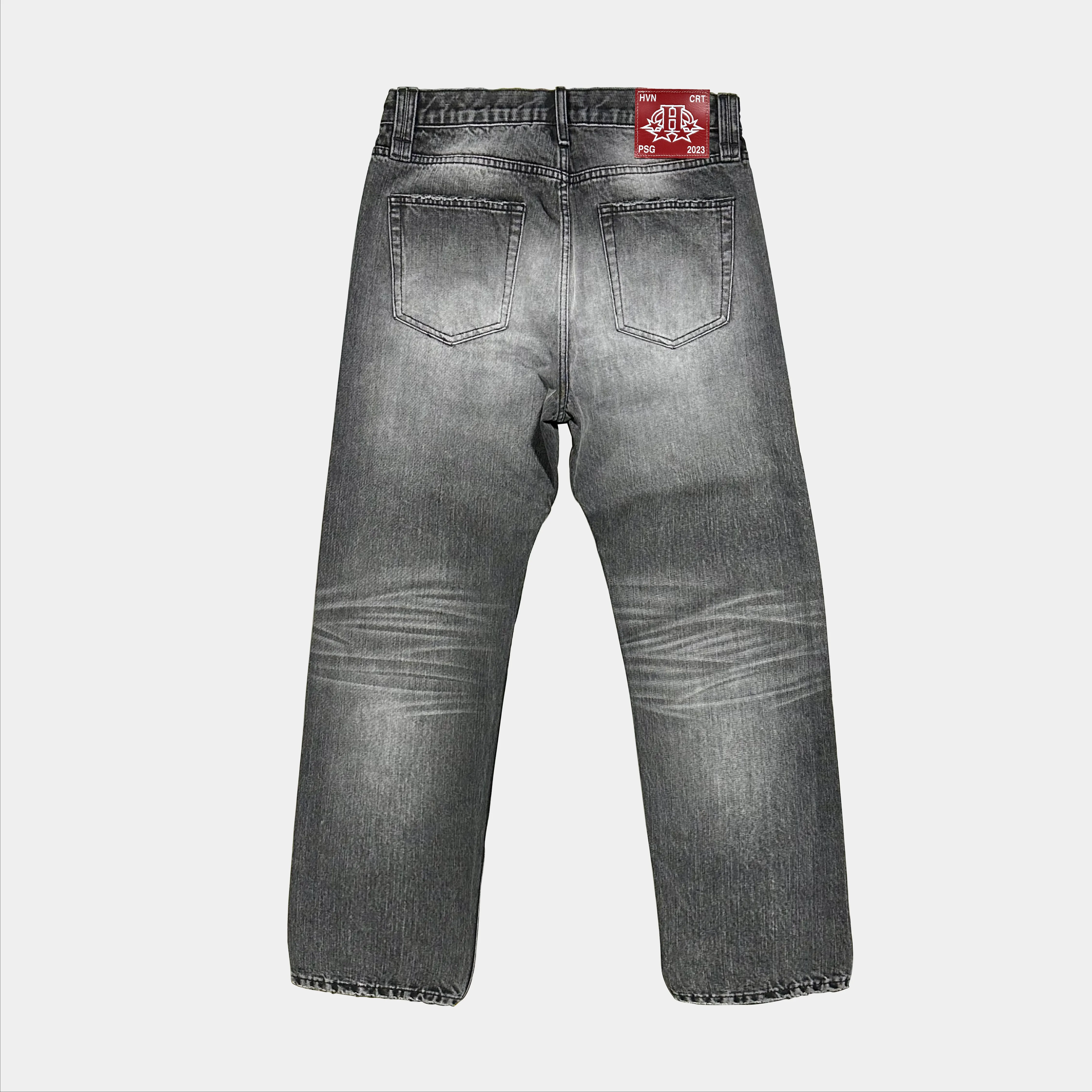 Classic Washed Straight Jean - BLACK