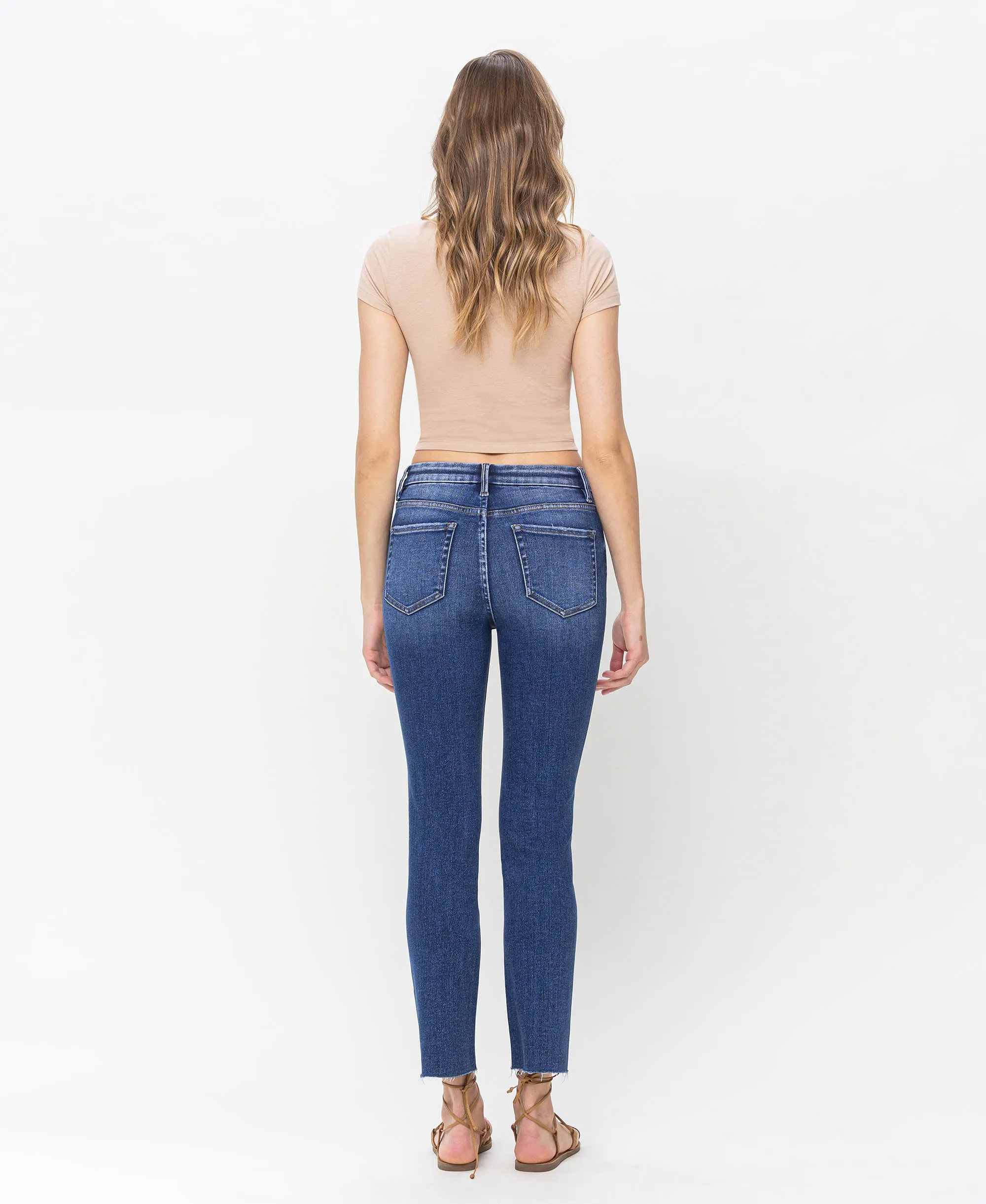 Delicate - High Rise Slim Straight Jean