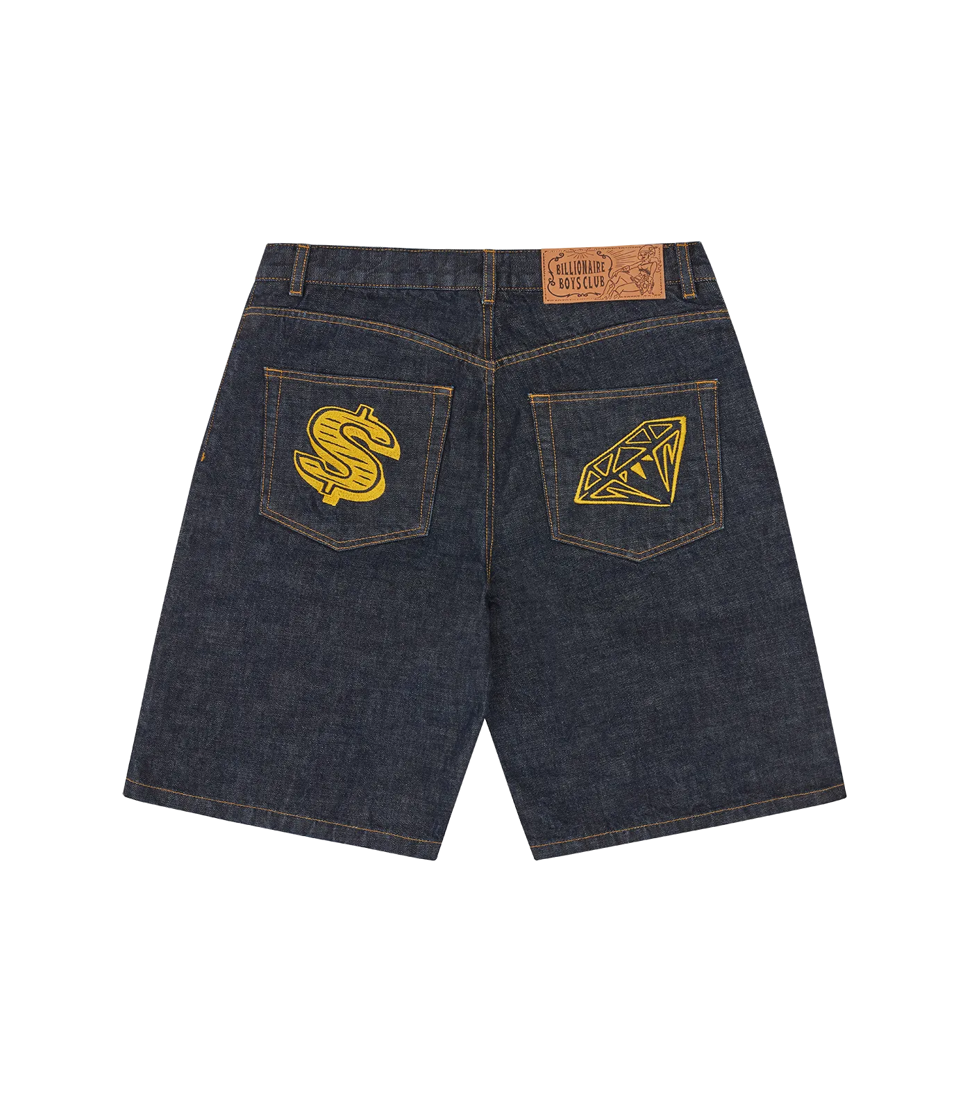 DIAMONDS & DOLLARS SELVEDGE DENIM SHORT - INDIGO