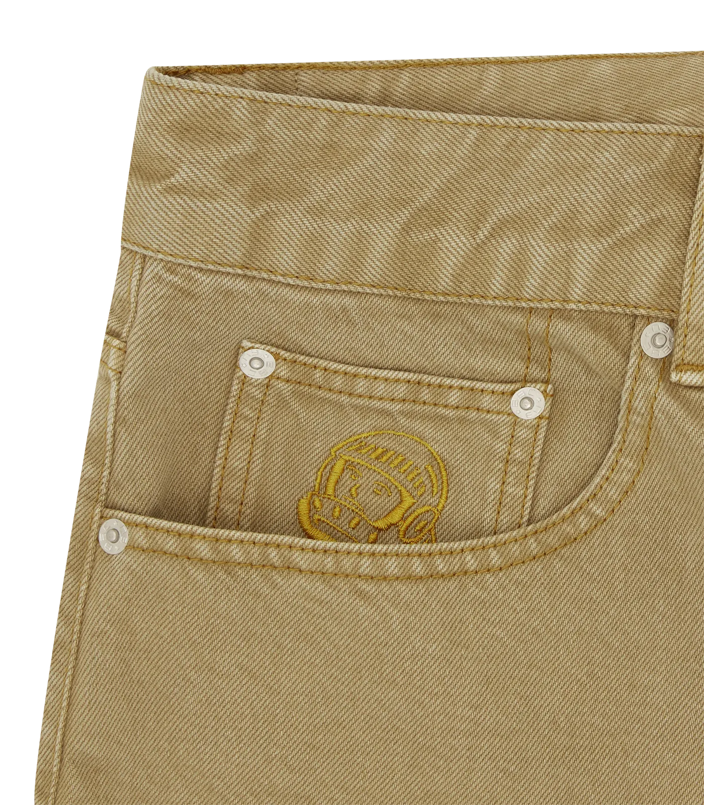 DIAMONDS & DOLLARS SELVEDGE DENIM SHORT - SAND