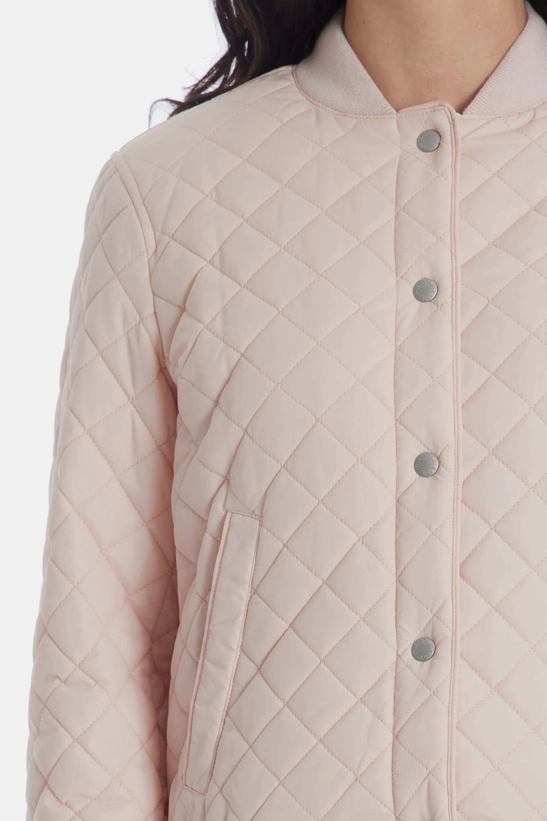 Sherpa Lined Quilted Bomber