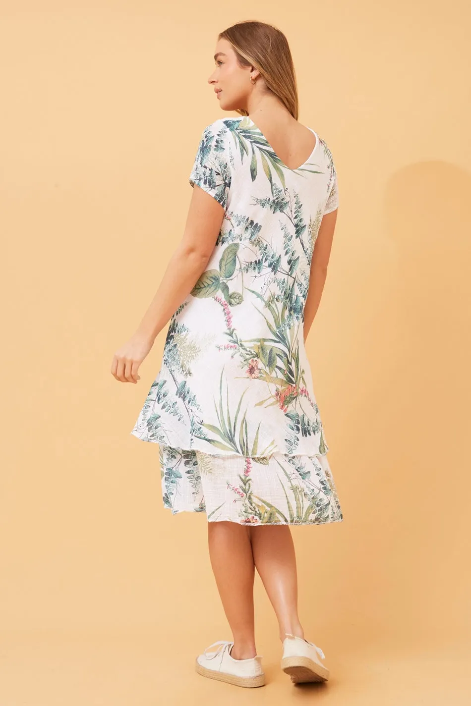 ELECTRA BOTANICAL PRINT DRESS