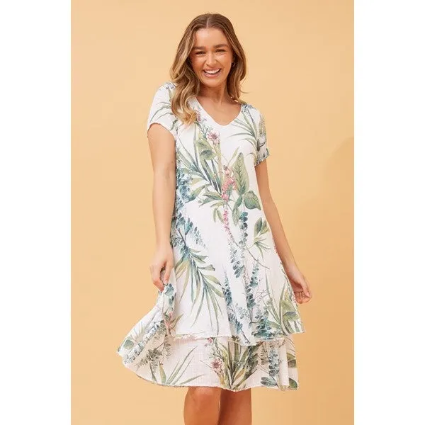 ELECTRA BOTANICAL PRINT DRESS