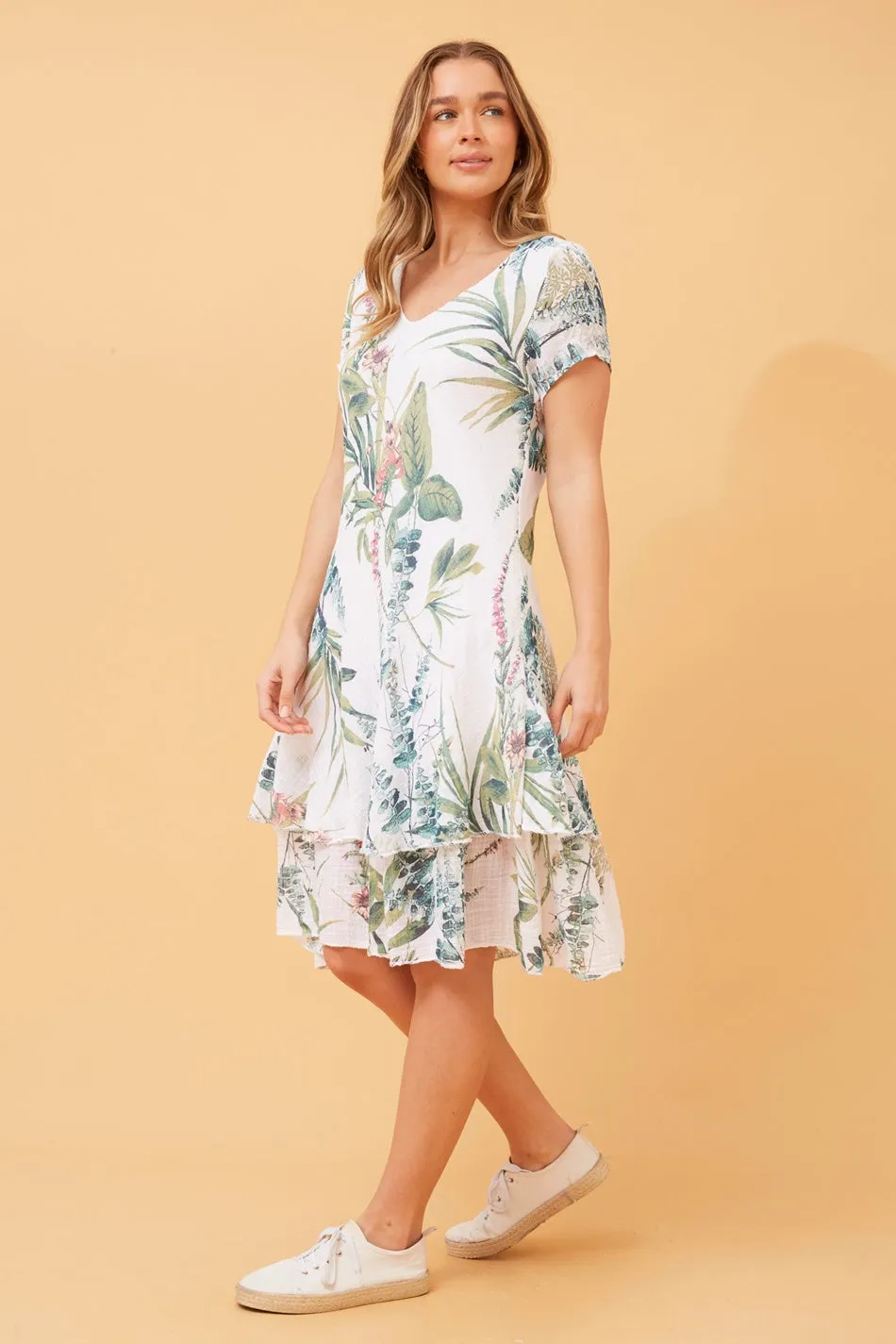 ELECTRA BOTANICAL PRINT DRESS