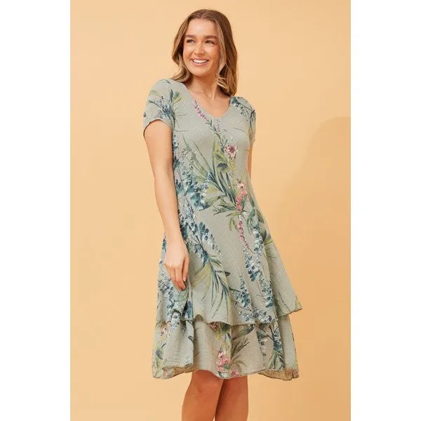 ELECTRA BOTANICAL PRINT DRESS