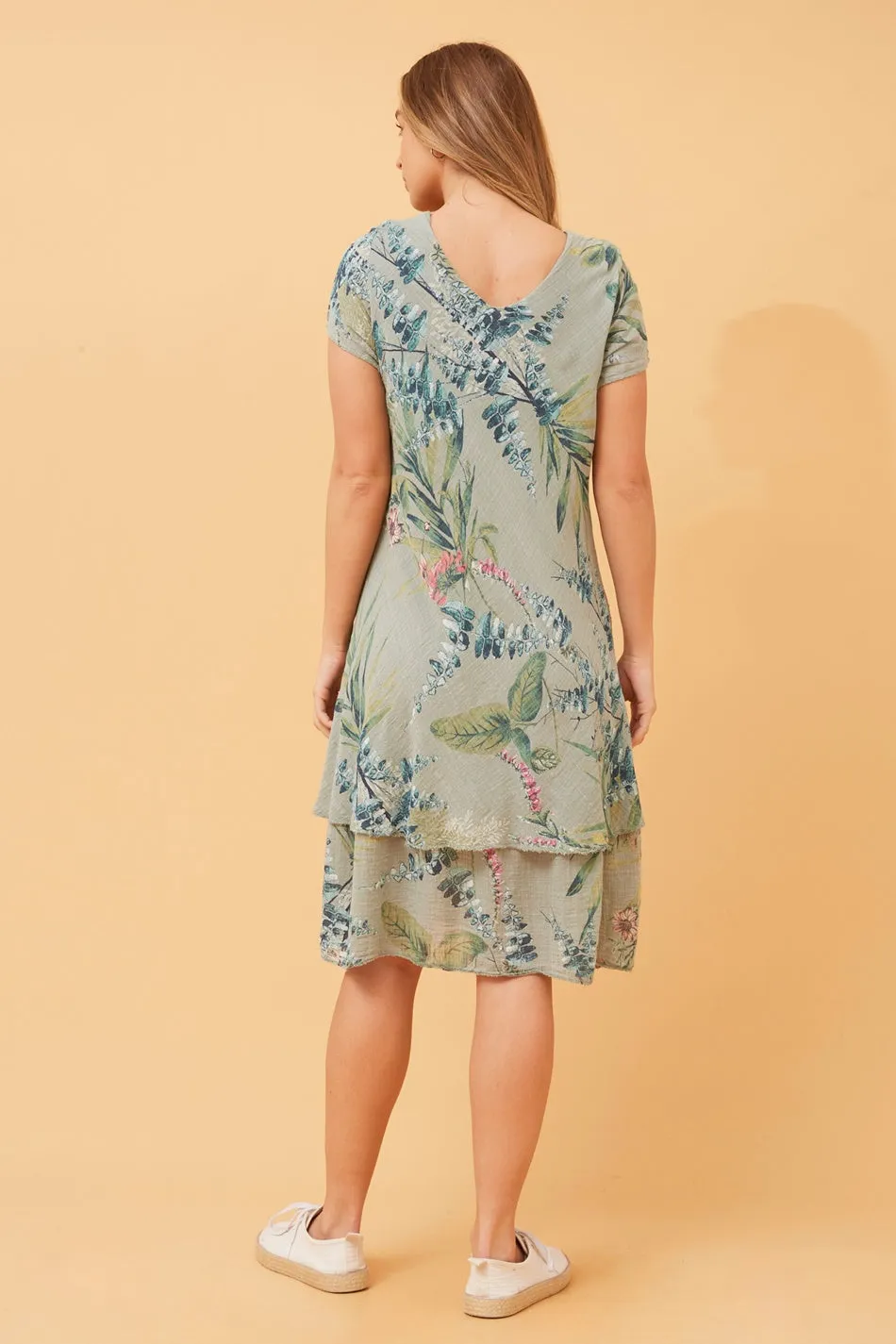 ELECTRA BOTANICAL PRINT DRESS