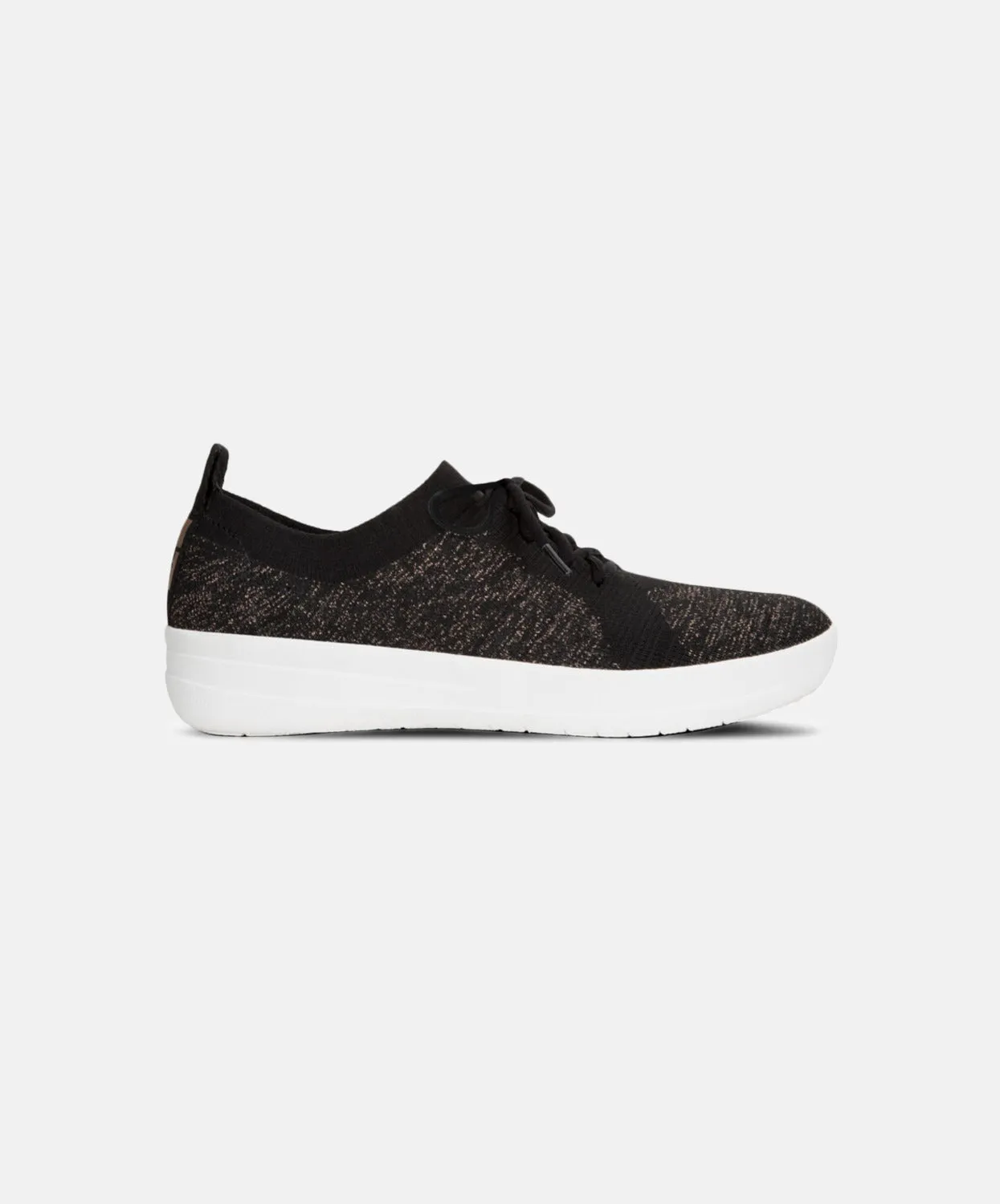 FitFlop F-Sporty Uberknit Metallic Weave Sneakers Black