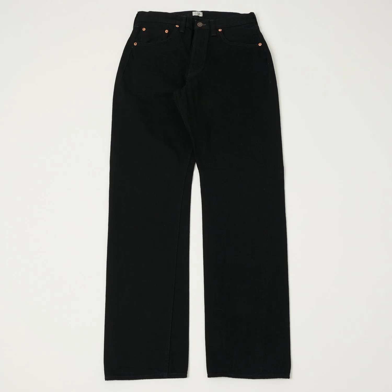 Freewheelers'The Vanishing West' 601RB  Regular Straight Jean - Black One Wash