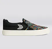 Hokusai SLIP-ON Warrior Print Canvas Sneaker Men