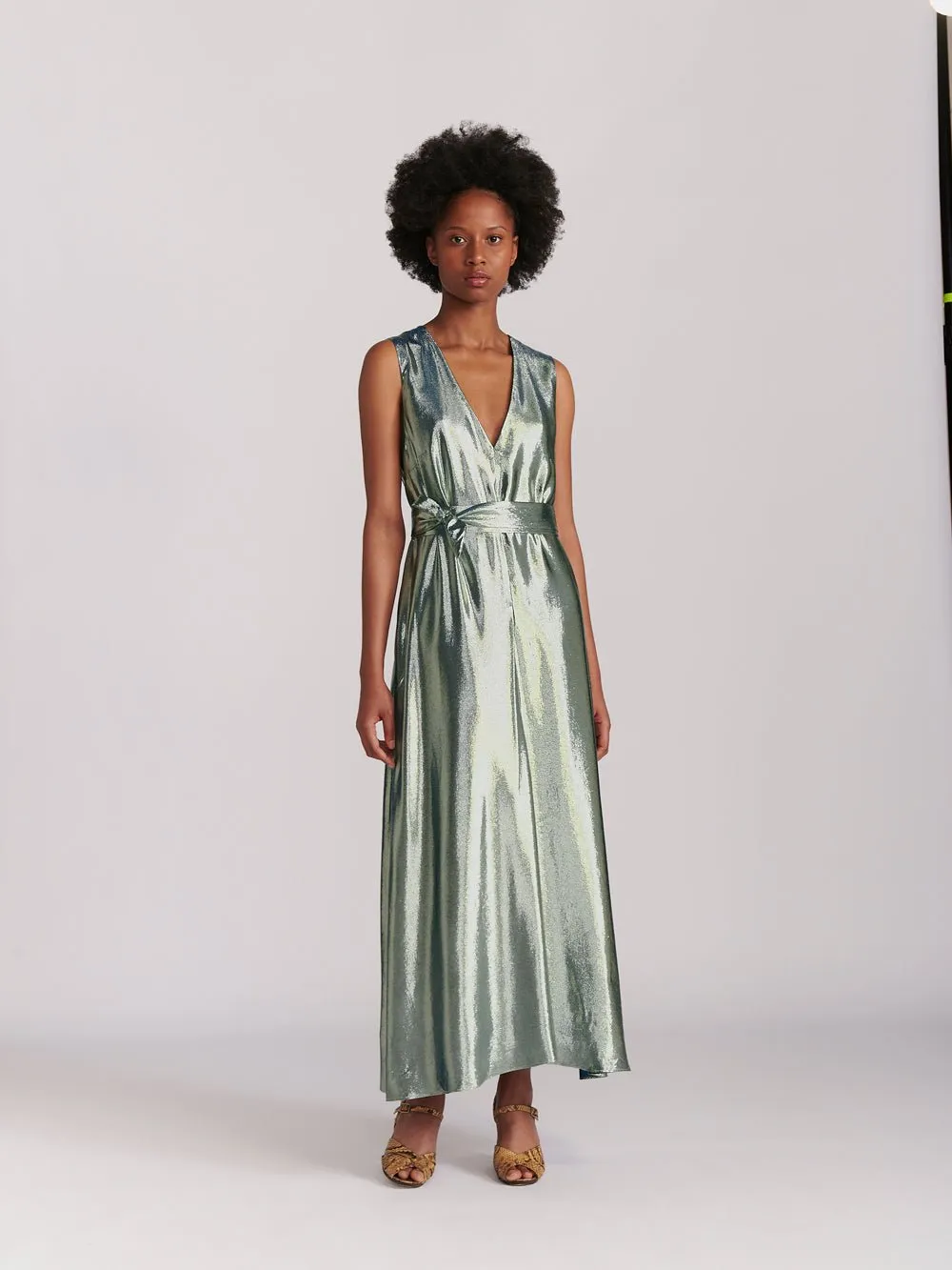 INDRESS - Mango Dress in White Gold