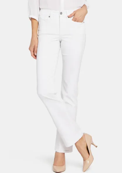 Marilyn Straight Jean - Optic  White