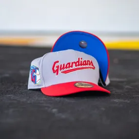 New Era Cleveland Guardians Azure Blue UV (Grey/Red)