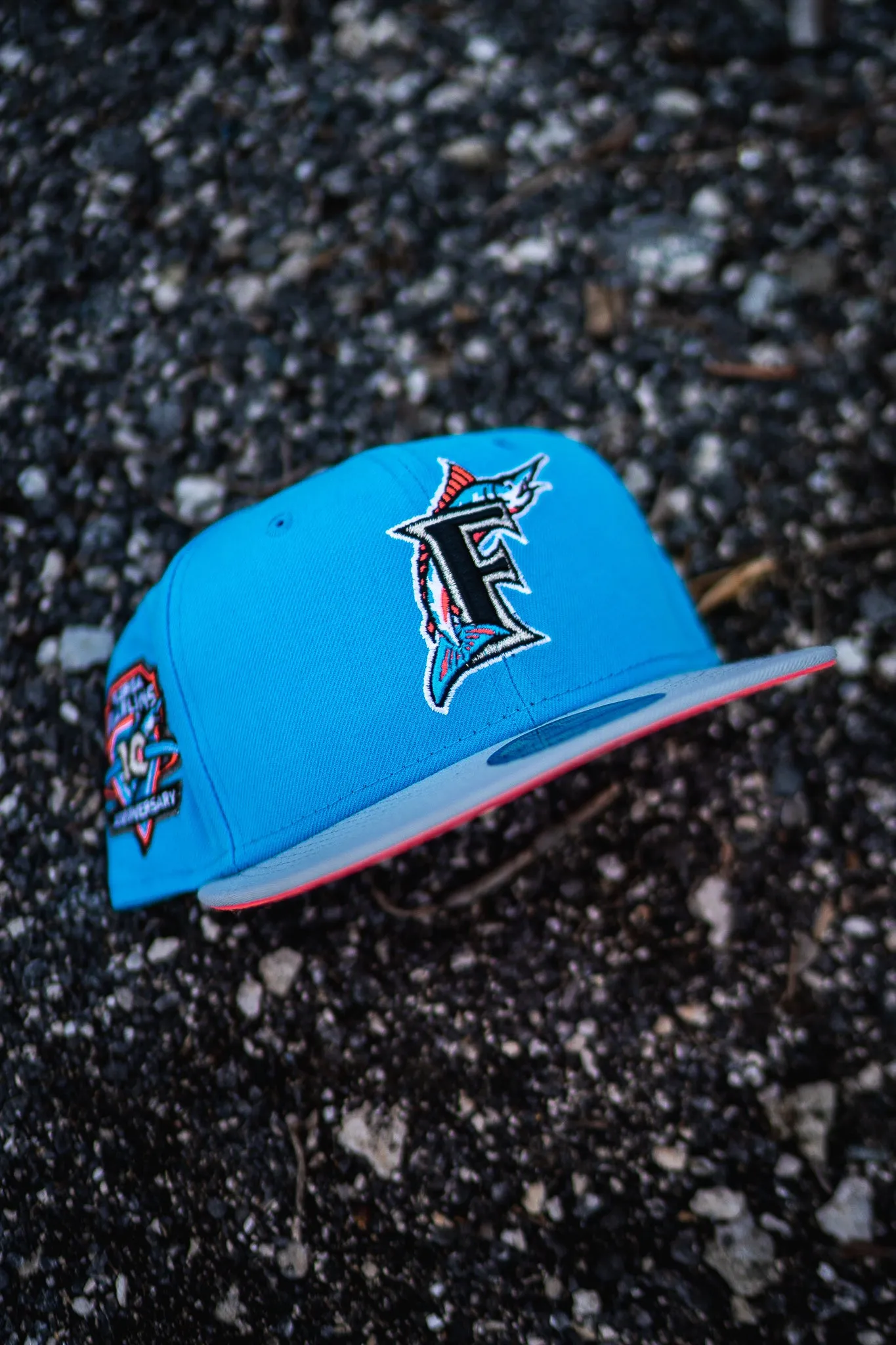 New Era Florida Marlins 10th Anniversary Hot Pink UV (Vice Blue/Grey)