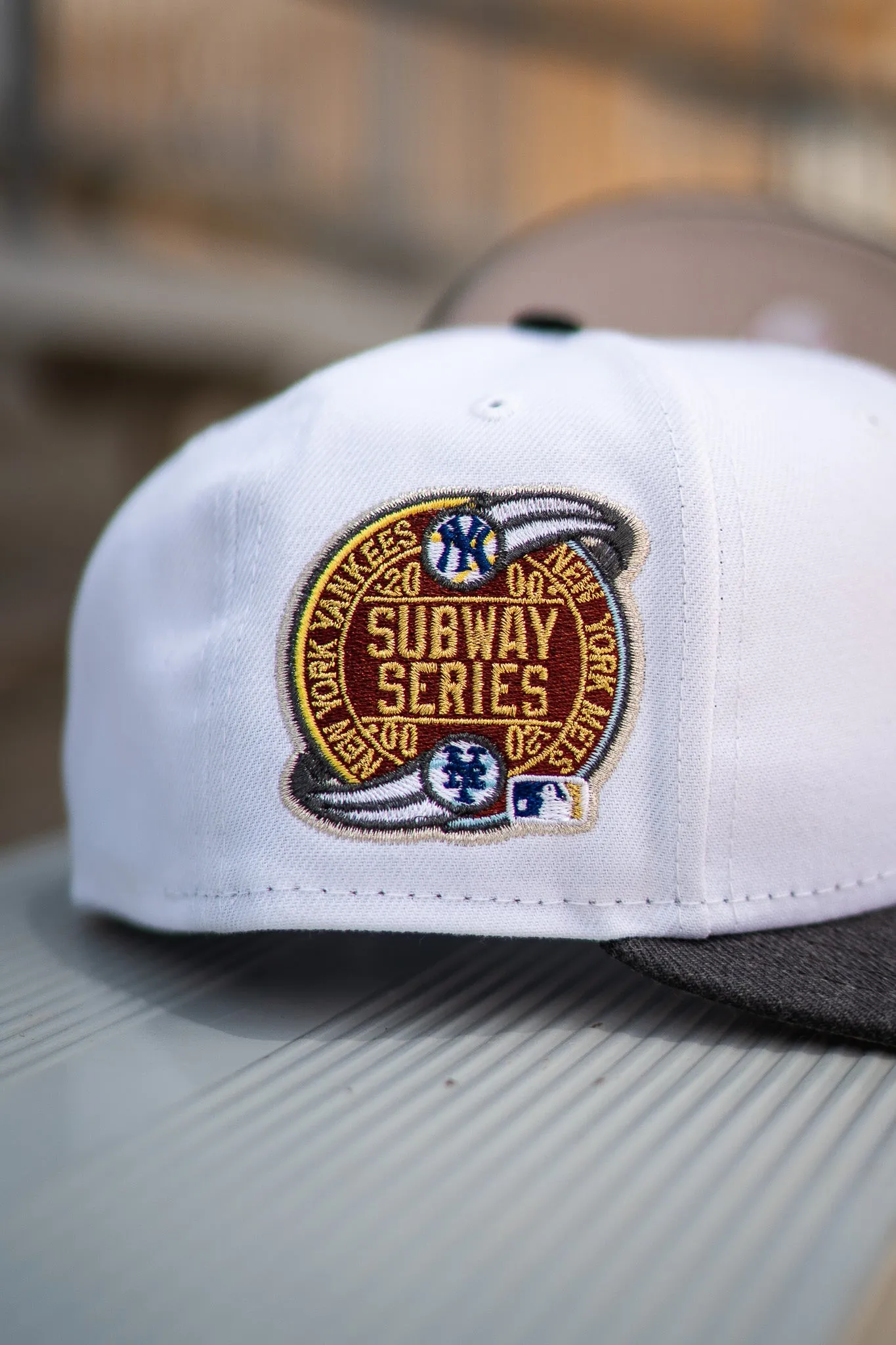 New Era New York Yankees Subway Series Stone UV (White/Wool)