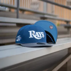 New Era Tampa Bay Rays 25th Anniversary Sky UV (French Blue/Flint)