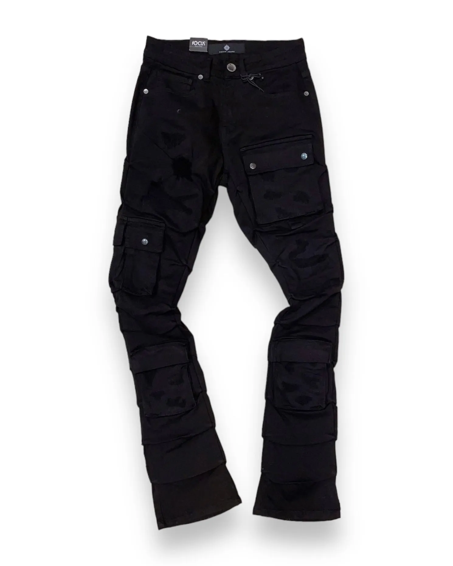 CGO Distressed Stacked Denim Jean