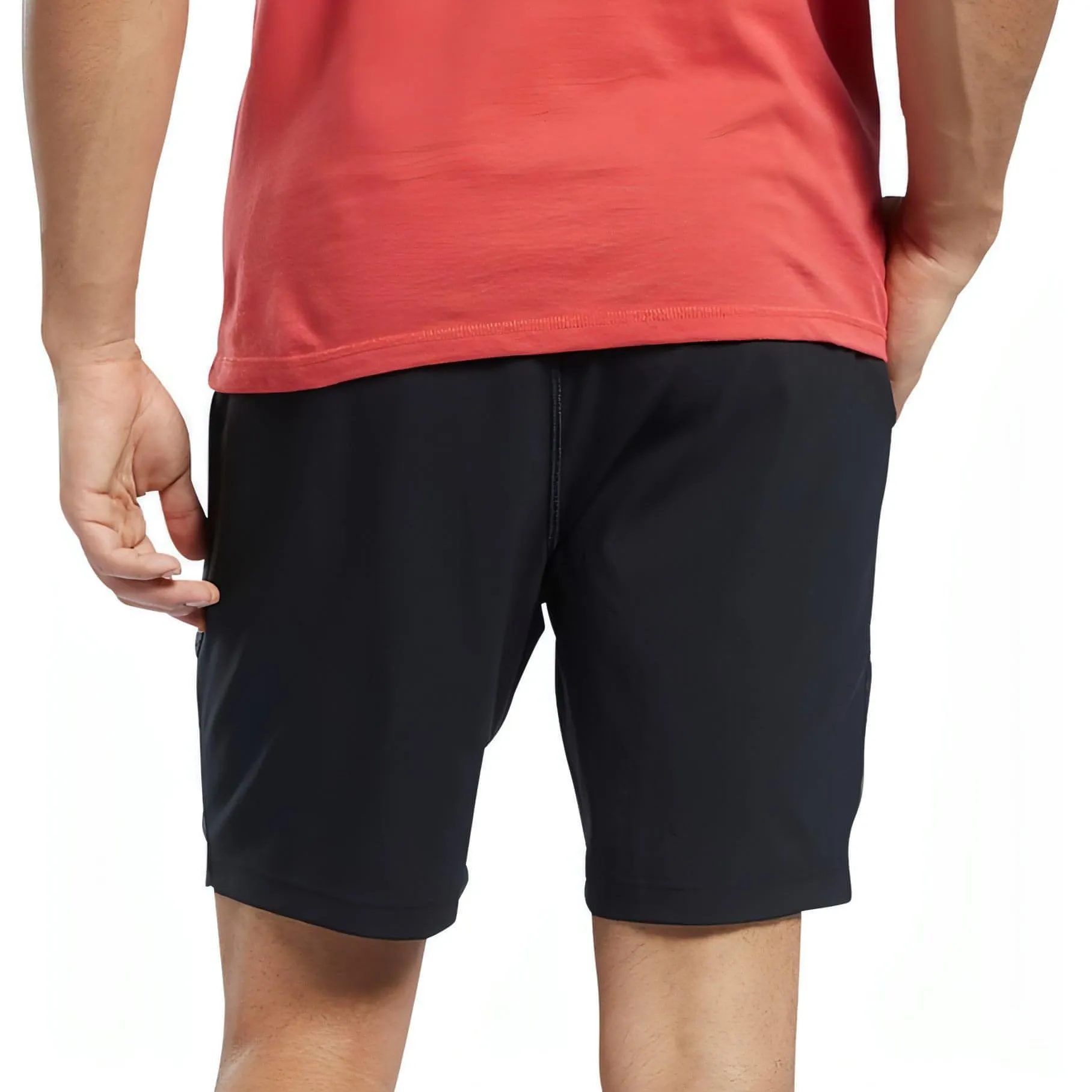 Reebok Workout Ready Graphic Mens Training Shorts - Black