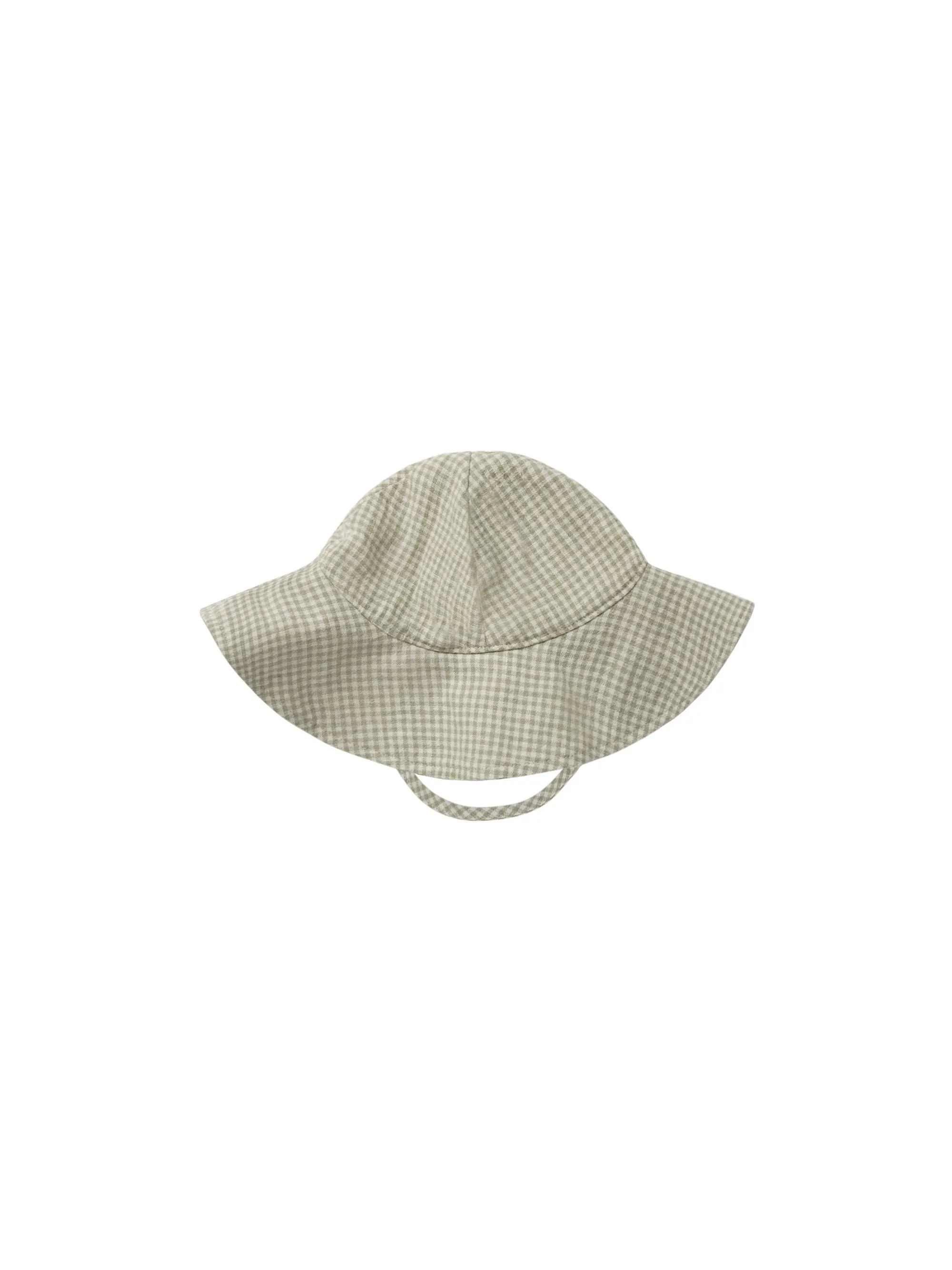 Rylee & Cru - Sage Gingham Floppy Swim Hat