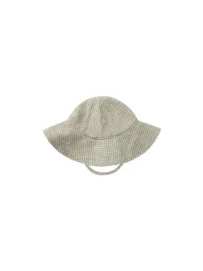 Rylee & Cru - Sage Gingham Floppy Swim Hat