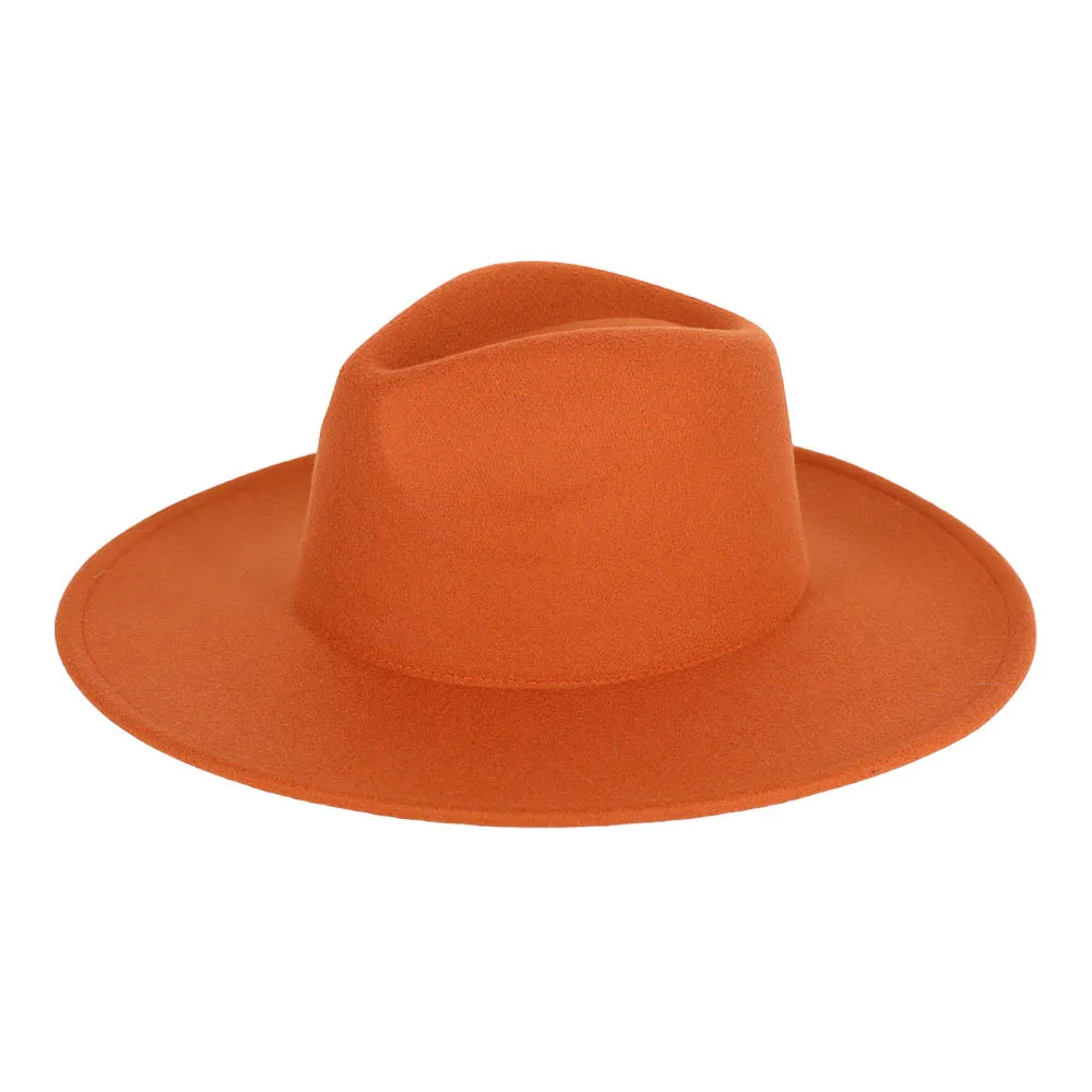 Solid Felt Fedora Panama Hat