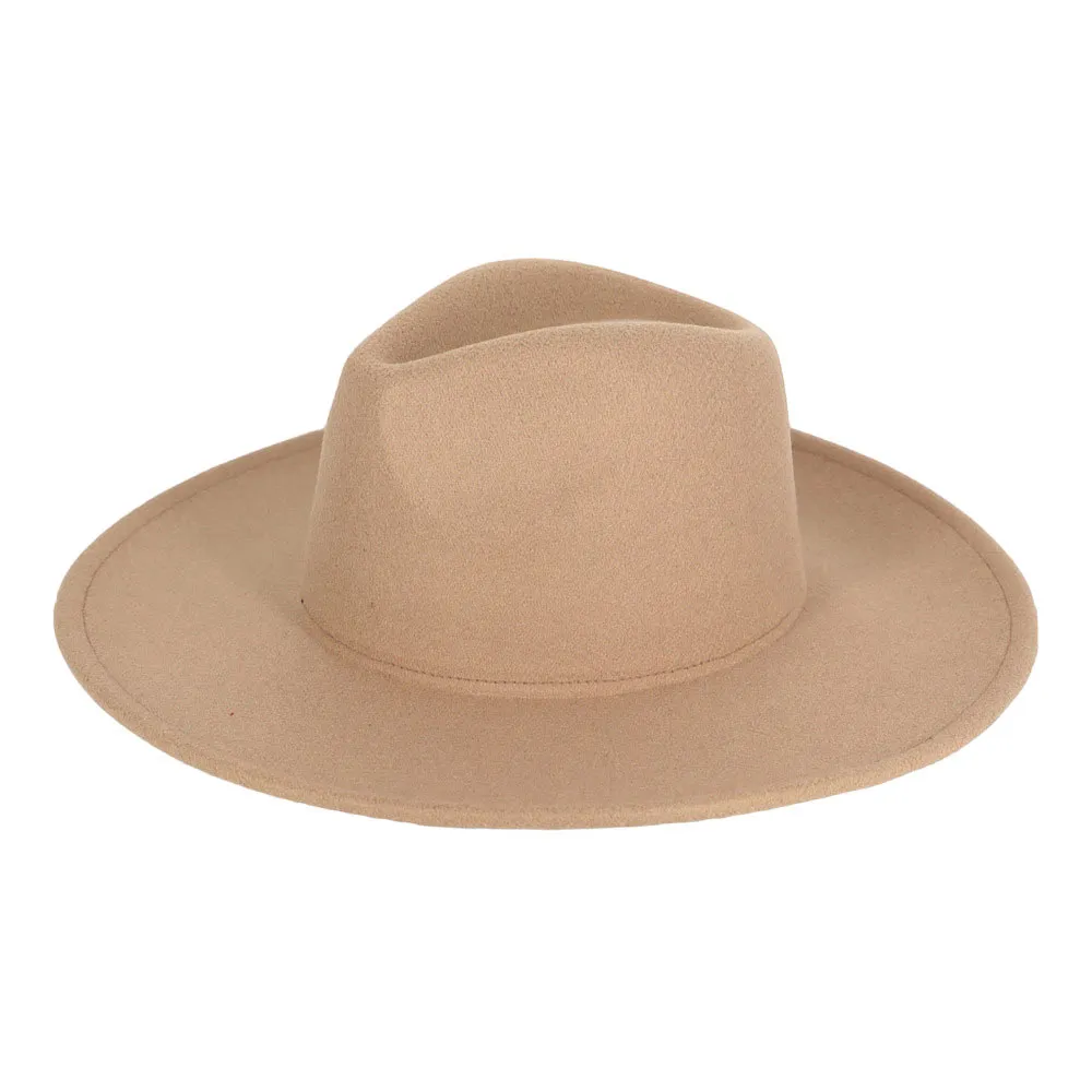 Solid Felt Fedora Panama Hat