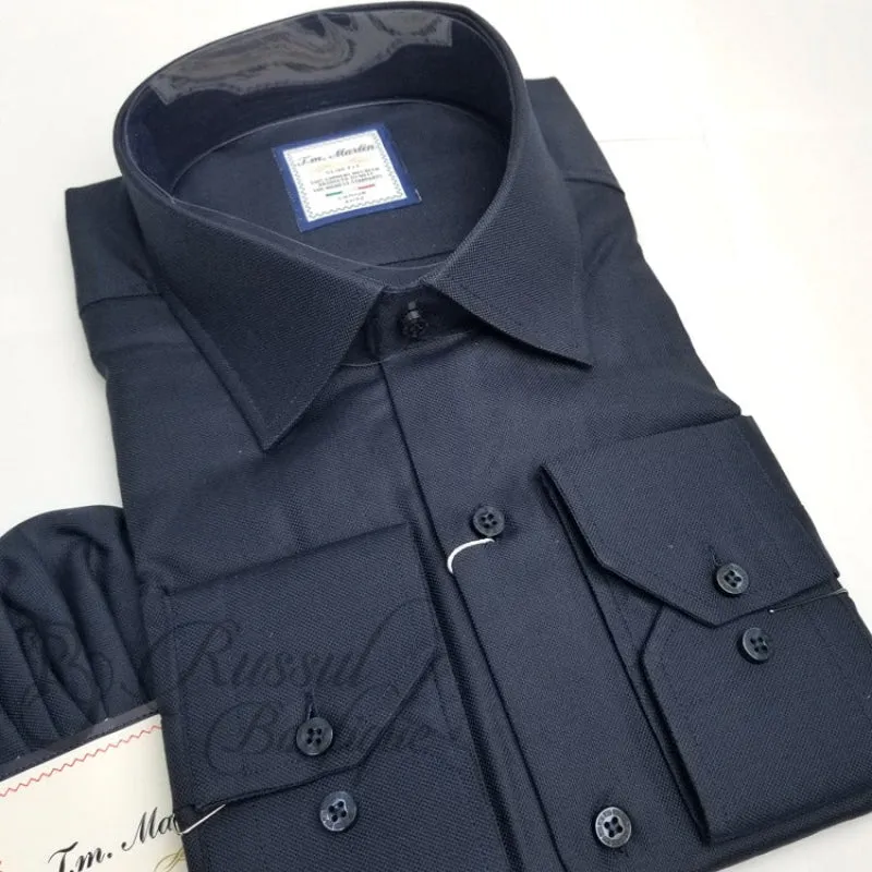 TM Martin men's premium Shirt | Navy blue