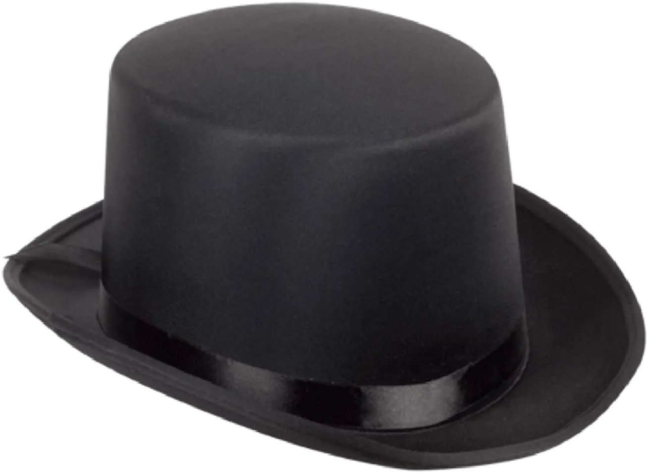 Top Hat Dlx Satin Purple Adult  Magician, Steampunk Costume Accessory