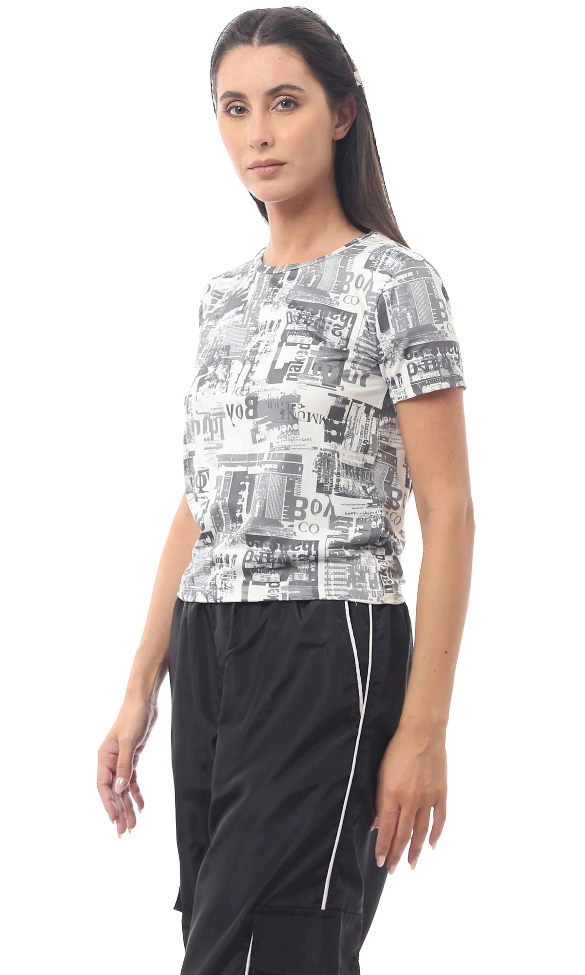 O170159 Women Short Sleeve