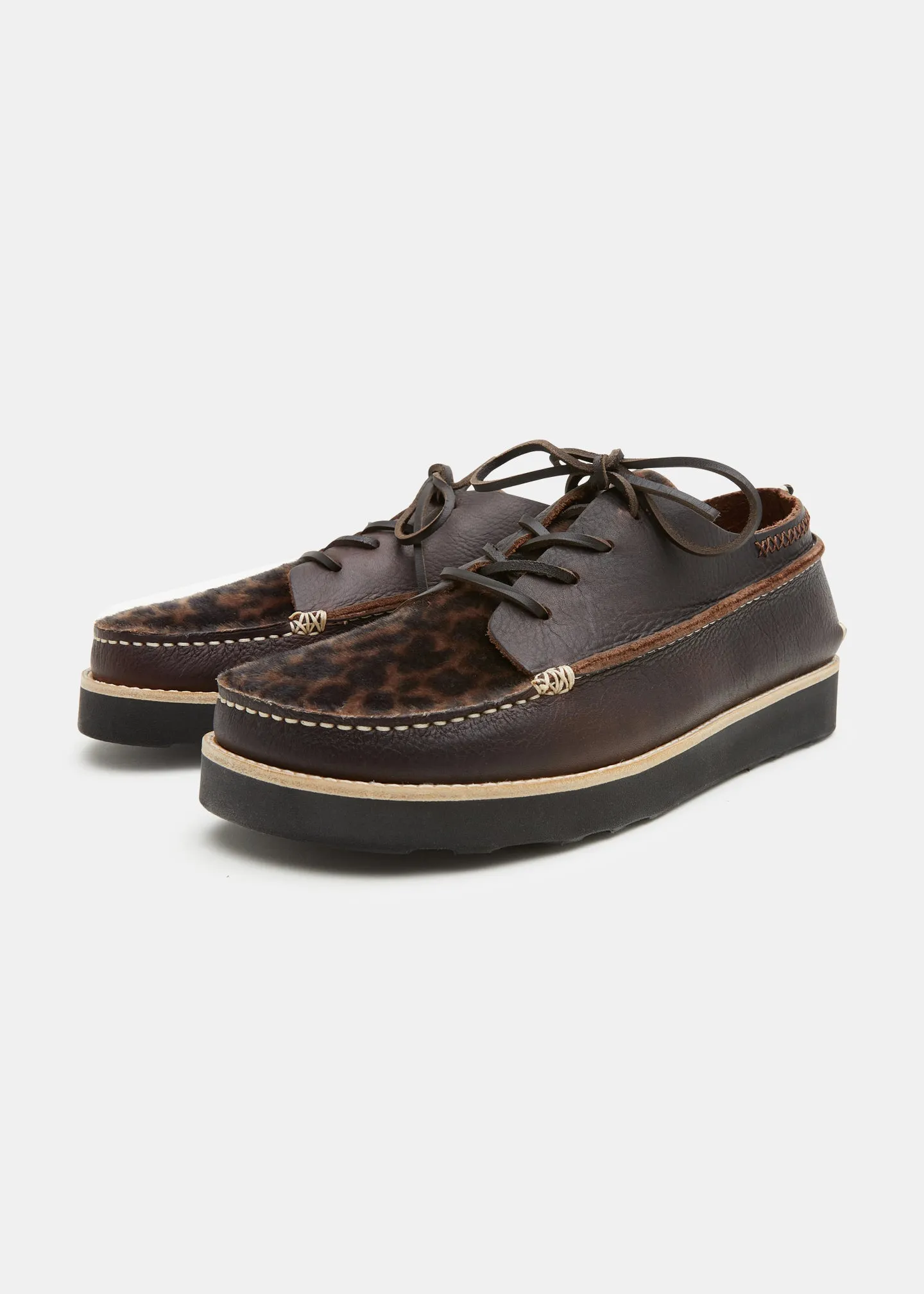 Yogi x Universal Works Finn III Shoe On EVA - Leopard/Dark Brown